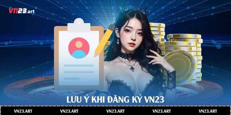 Lưu ý khi đăng ký Vn23